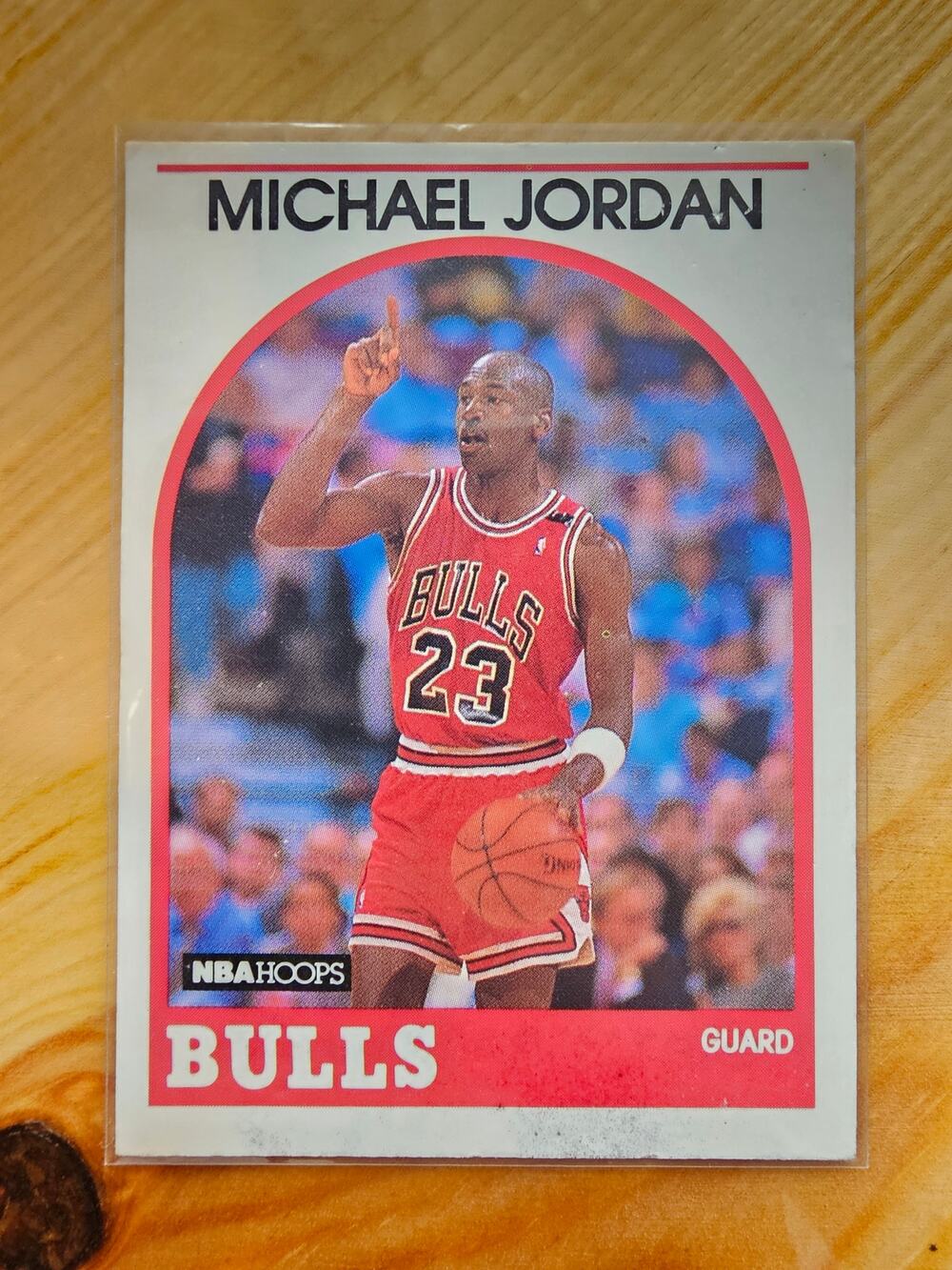 Michael Jordan 1989-1990 NBA Hoops #200 - Chicago Bulls - NBA - see photos